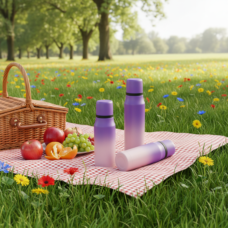 Popular Sale Classic 500/750/1000ml Camping Outdoor Travel Double Wall Stainless Steel Vacuum Thermos Leak-Proof BPA Free