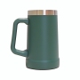 Caneca de cerveja de alta qualidade, copo térmico de aço inoxidável para cerveja.