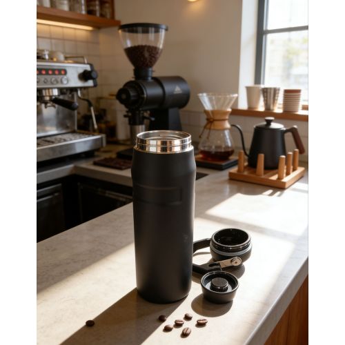 Premium Insulated Stainless Steel Water Bottle Leak Proof Vacuum Flask with Durable Handle for Outdoor Camping Sports and Daily