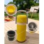 Portable Handle Travel Kettle Stainless Steel Vacuum Insulated Water Bottle Leakproof Thermal Flask for Outdoor Camping Picnic
