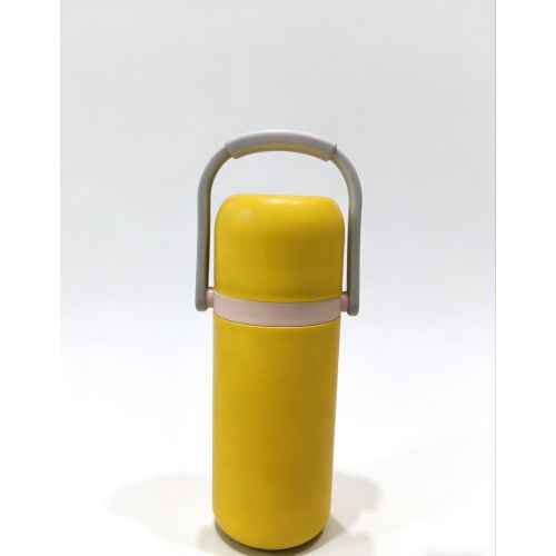 Portable Handle Travel Kettle Stainless Steel Vacuum Insulated Water Bottle Leakproof Thermal Flask for Outdoor Camping Picnic