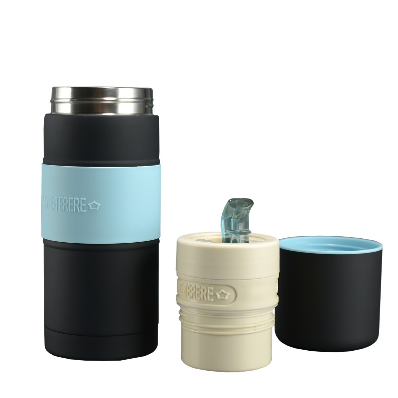 2023 Newest Upgrade Argentina Hot Selling Double Wall Stainless Steel Rubber Painting Vacuum Yerba Mate Thermos Bottle