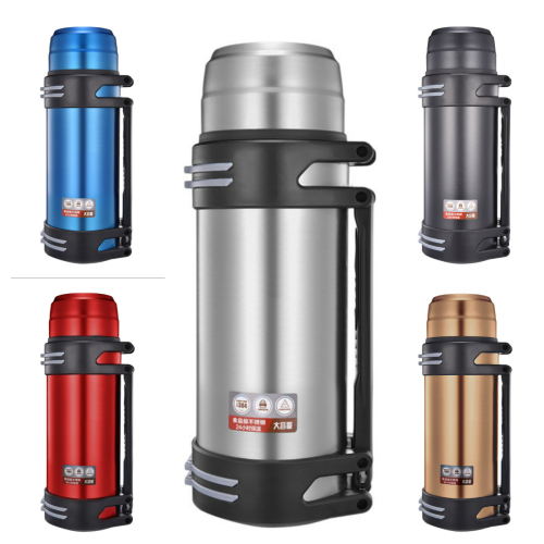 Wholesale Large Capacity Customized Color Stainless Steel Thermal Vacuum Termos Sport Thermos Travel Pot