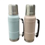 Custom 1000ml Classic Stainless Steel Vacuum Insulated Wide Mouth Camping Travel Large Capacity Leak-Proof BPA Free 12-24 Hours