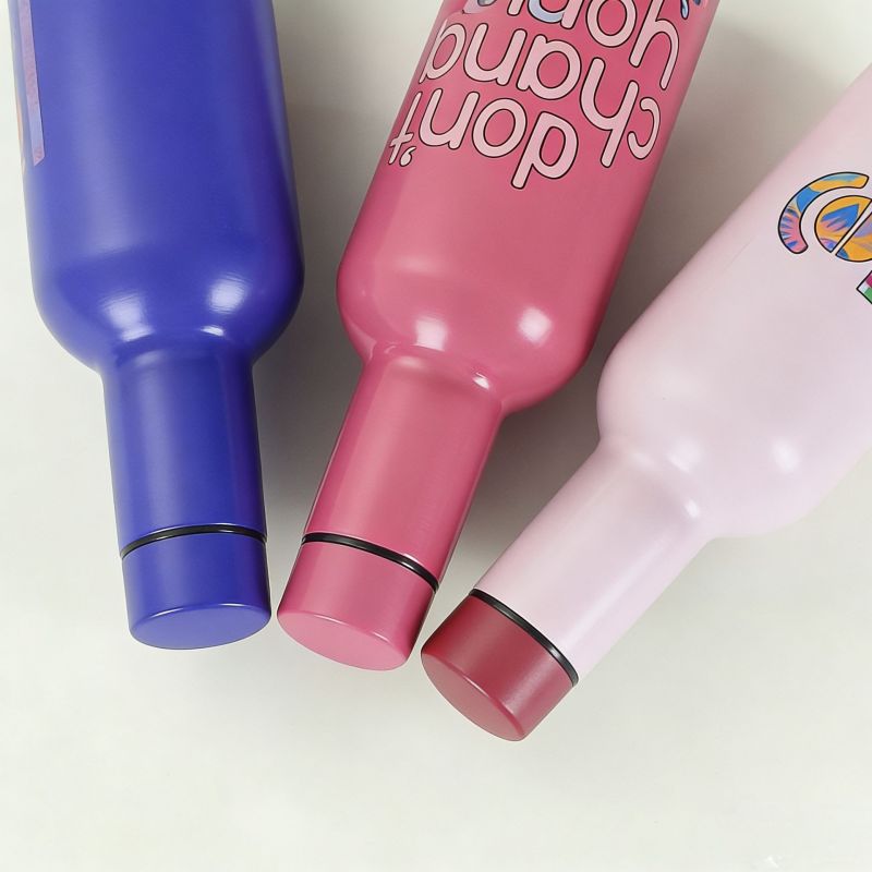 2026년 인기 상품 프로모션! 고품질 750ml 이중벽 진공 단열 스테인리스 스틸 와인 보온병 (BPA Free, 파티용)