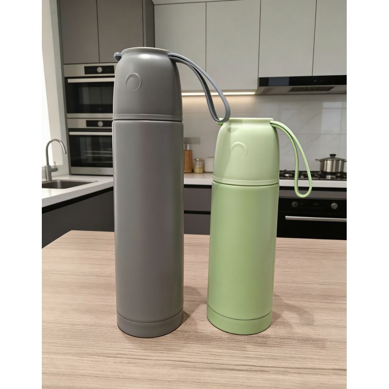 Stainless Steel Thermos Cup with Bird Lid Leakproof Portable Travel Water Bottle for Outdoor Office