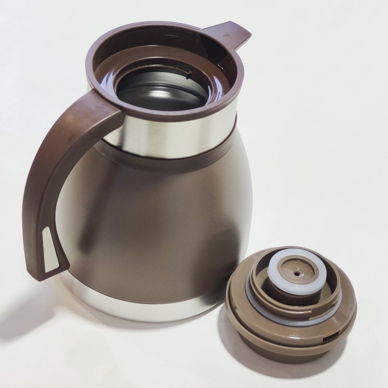 Cafetera/olla de agua doméstica de acero inoxidable con aislamiento al vacío de gran capacidad