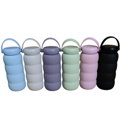 New Arrival 600ml Cute Portable Outdoor Cute Curvy Shape Wide Mouth Easy Clean Stainless Steel Insulated Cup Water Bottle New Arrival 600ml Cute Portable Outdoor Cute Curvy Shape Wide Mouth Easy Clean Stainless Steel Insulated Cup Water Bottle