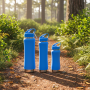 304 Stainless Steel Vacuum Flasks  350/750/1000ml Insulated Water Bottle with Elegant Curve, Rotating Straw Lid,