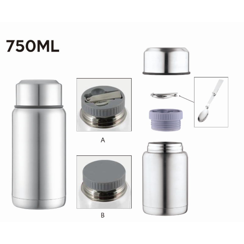 Double Wall 304 Stainless Steel Storage Food Jar Vacuum Bento Insulated Flask Thermos Lunch Box