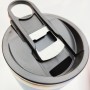 20oz Stainless Steel Double Wall Insulated Sublimation Blank Tumbler Mugs with Slide Lid and Straw