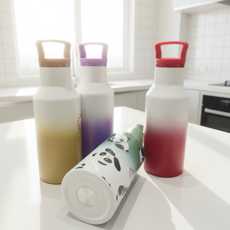 High Quality 304 Stainless Steel 350ML Sports Water Bottle Portable Double Wall Vacuum Flask Leak-proof 6-12 Hours Tumbler