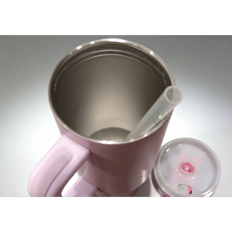 Insulated 30oz 40oz Tumbler with Handle and Straw Lid 100% Leak-Proof Cup holder Friendly Travel Mug Gifts for All