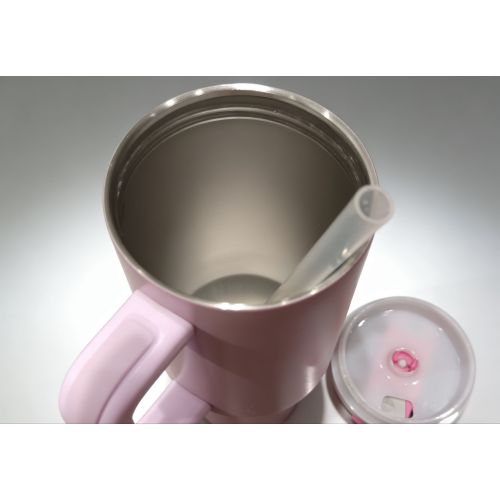 Insulated 30oz 40oz Tumbler with Handle and Straw Lid 100% Leak-Proof Cup holder Friendly Travel Mug Gifts for All