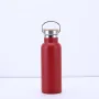 Borraccia sportiva da viaggio in acciaio inox a doppia parete con isolamento sottovuoto e maniglia.