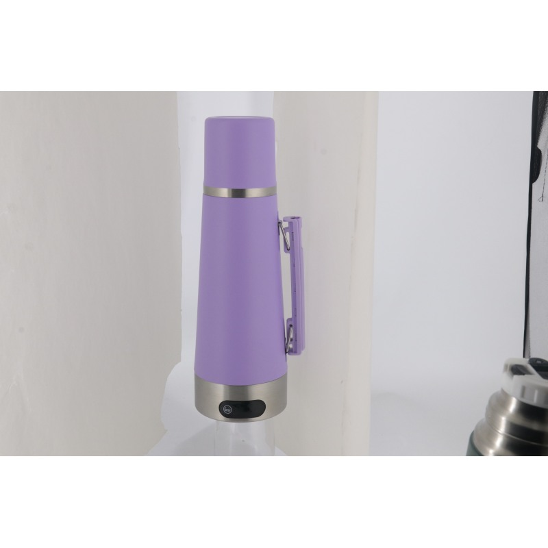 2026  SHUANGLI Modern Design Household Plug-In 304 Stainless Steel Double Wall  Electric Heating Thermos