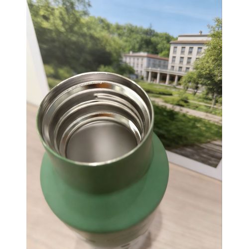 Leakproof Insulated Sports Water Bottle Stainless Steel Gym Flask with Handle for Running Hiking Camping