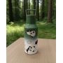 Leakproof Insulated Sports Water Bottle Stainless Steel Gym Flask with Handle for Running Hiking Camping