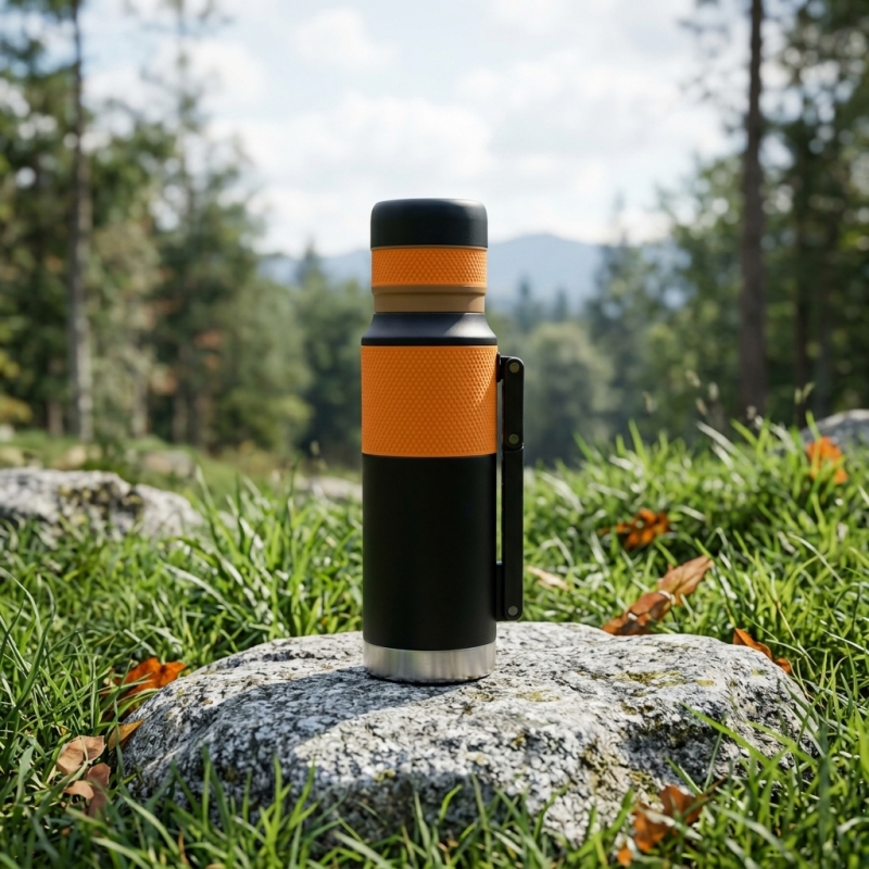 Double Wall Stainless Steel Thermos Bottle Portable Leakproof Insulated Water Bottle Large Capacity Travel Camping Vacuum Flask