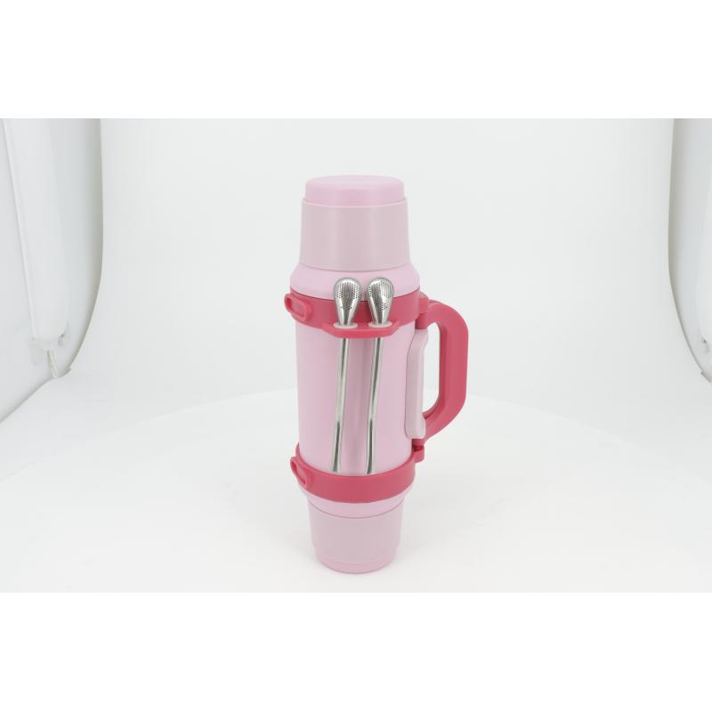 Modern Insulated Kettle South American Yerba Mate Stainless Steel Water Bottle 304 Portable Car Thermos for Outdoor Sports