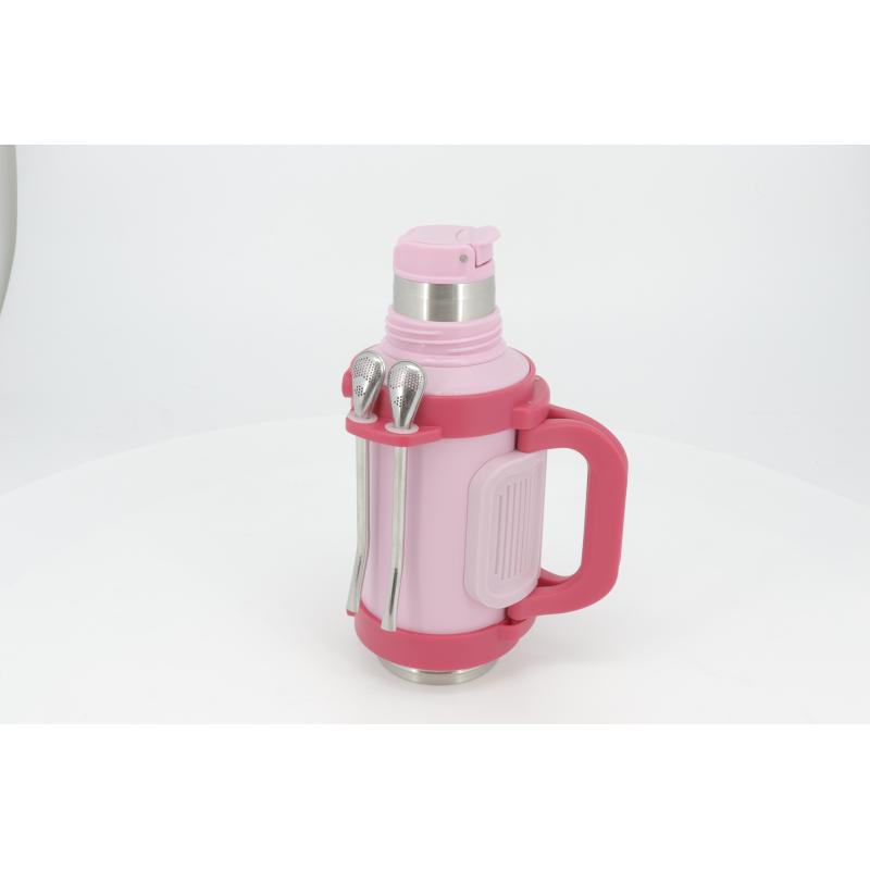 Modern Insulated Kettle South American Yerba Mate Stainless Steel Water Bottle 304 Portable Car Thermos for Outdoor Sports