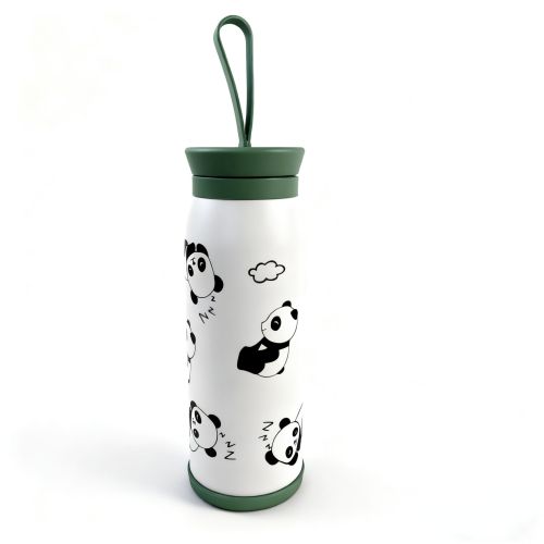 New Style Stainless Steel Cute Panda Design Vacuum Flask | Eco-Friendly Travel Thermos Leak-Proof Hand Grip | 500ml 12h Heat New Style Stainless Steel Cute Panda Design Vacuum Flask | Eco-Friendly Travel Thermos Leak-Proof Hand Grip | 500ml 12h Heat