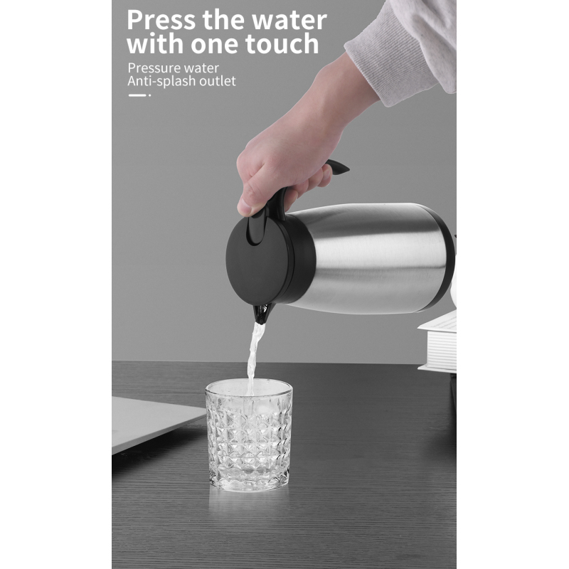 Wholesale 500ml 750ml 1000ml 1200ml 1400ml Double Wall Stainless Steel Vacuum Thermal Coffee Pot Thermos Tea Coffee Pot