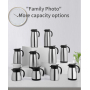 Wholesale 500ml 750ml 1000ml 1200ml 1400ml Double Wall Stainless Steel Vacuum Thermal Coffee Pot Thermos Tea Coffee Pot