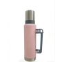 Thermos da viaggio/campeggio all'aperto in acciaio inossidabile di grande capacità con tazza inclusa.