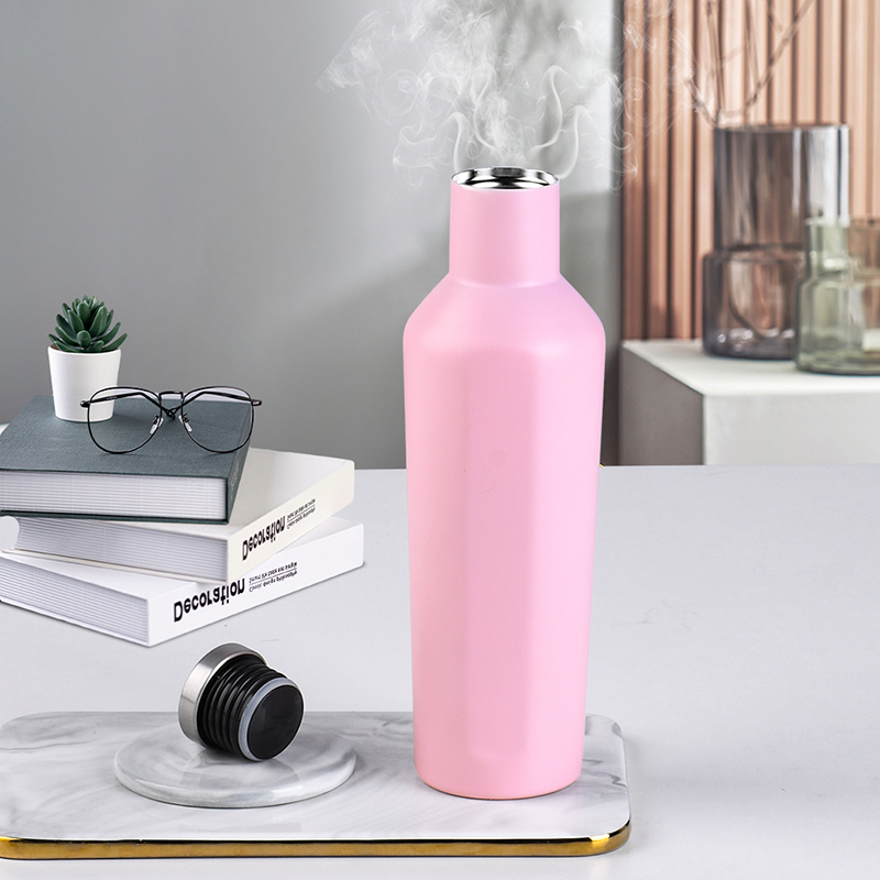 500ml Fashion Double Wall Stainless Steel Vacuum Flask Travel Water Tumbler Wine Bottle