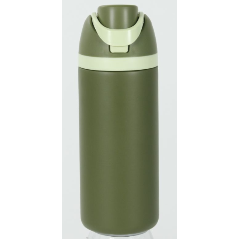 Thermos a doppia parete in acciaio inox con isolamento sottovuoto, a prova di perdite, con logo moderno inciso, 12-24 ore di utilizzo, senza BPA, ideale per l'uso esterno.