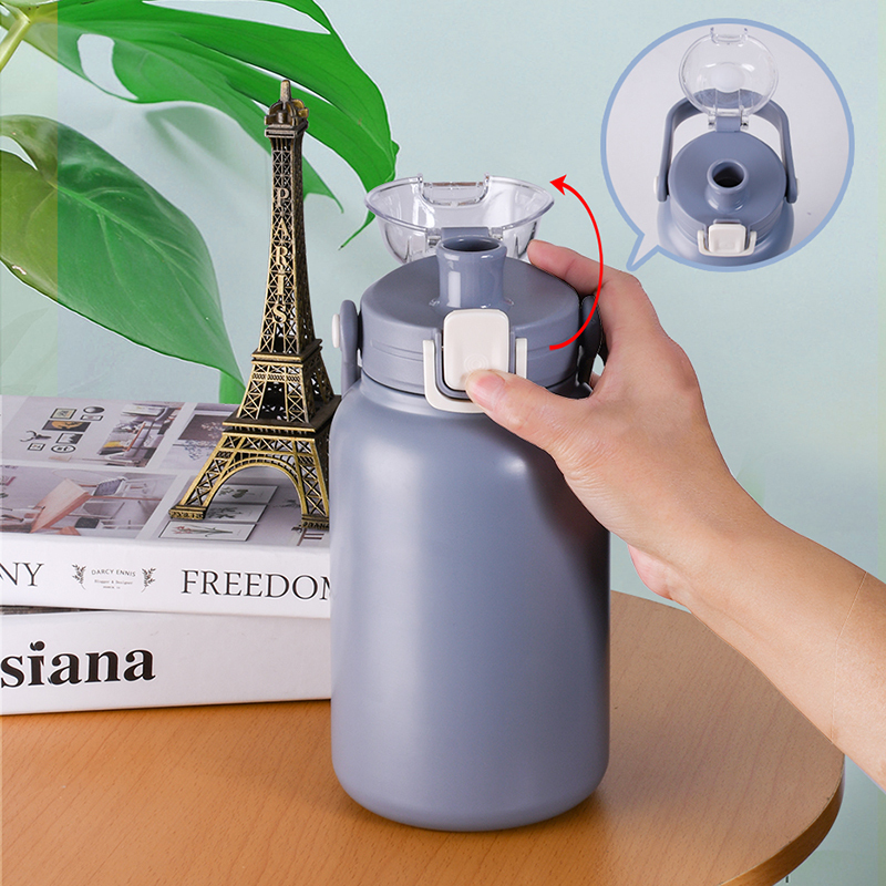 Custom Larger Capacity Gym Sport BPA Free Stainless Steel Easy Carry Thermos Insulated Cup Water Bottle