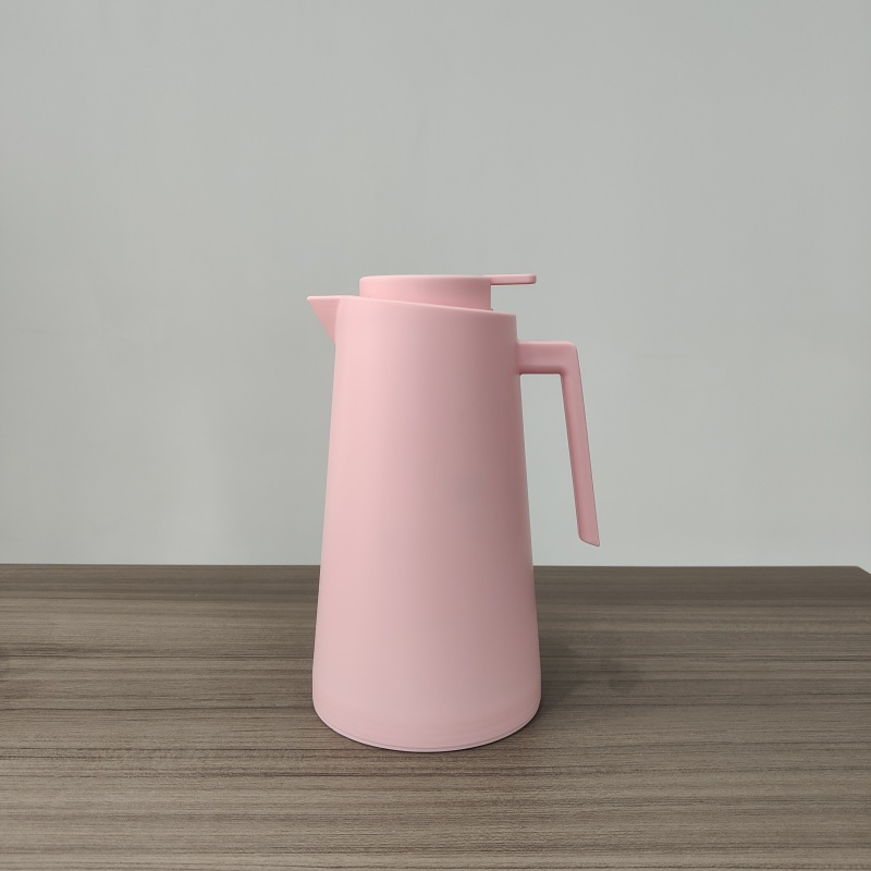 Nordic Style Asbestos Free Glass Liner Insulated Coffee Thermos Pot Double Wall Vacuum Teapot Thermos Flask