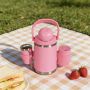 2500ml Multi-use Stainless Steel Insulated Flask Set 304 Food Grade Vacuum Double Wall Cup&Spoon 12-24 Hours Thermal Camping