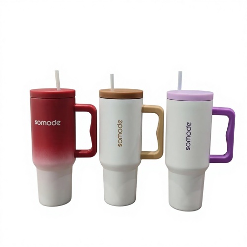 2026 New Design 40 oz Double Wall Vacuum Insulated Stainless Steel Tumbler Handle Straw BPA Free 6-12 Hours Thermal Insulation 2026 New Design 40 oz Double Wall Vacuum Insulated Stainless Steel Tumbler Handle Straw BPA Free 6-12 Hours Thermal Insulation