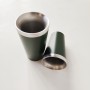 Tazza da tè mate a doppia parete in acciaio inossidabile da 5 oz e 6 oz, molto apprezzata.