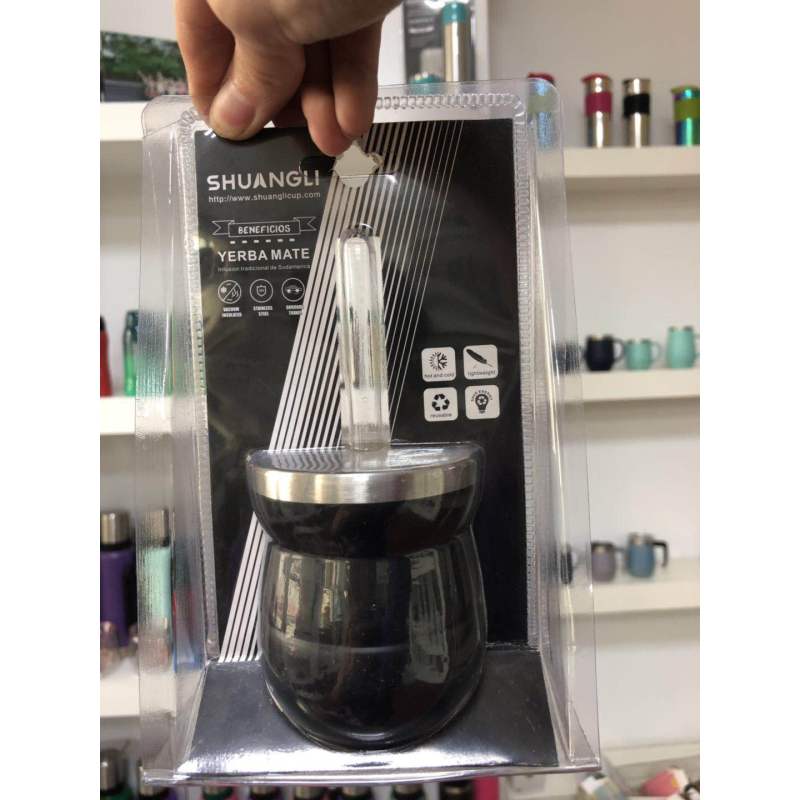 Yerba Mate Cup Set 304 Stainless Steel Insulated Bottle Gift Set Thermal Mug