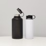Gourde de sport/voyage à double paroi en acier inoxydable de grande capacité