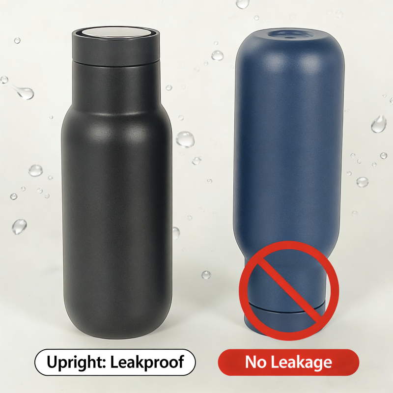 Hot Sale New One Click Double Wall Vacuum Flask Cute Travel Coffee Tumbler Leak-Proof Thermal Water Tea Bottle Business Gifts