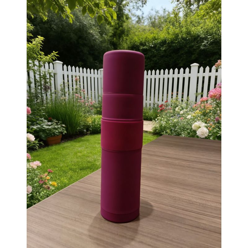 Stainless Steel Yerba Mate Bullet Shaped Insulated Tumbler with Leak-Proof Lid for Cafe Office Outdoor Daily Use
