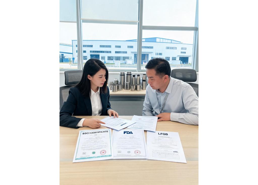 How to verify BSCI certification for drinkware manufacturers?