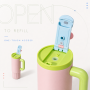 1000ml 316 Stainless Steel Tumbler with Handle 
