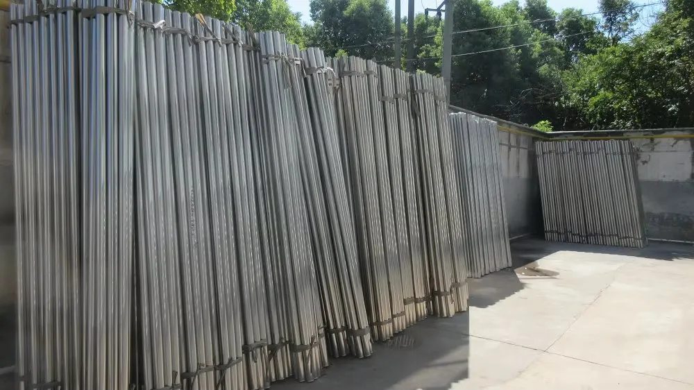 Stainless steel tubes used to manufacture insulated drinkware at the Bluegreen factory