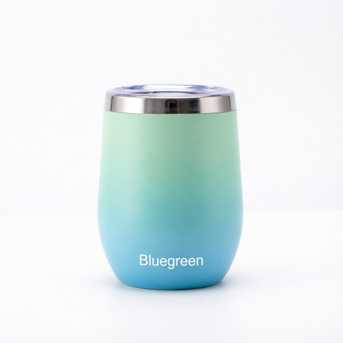 12oz Egg Shape Stainless Steel Tumbler OEM | Bluegreen 12oz Egg Shape Stainless Steel Tumbler OEM | Bluegreen
