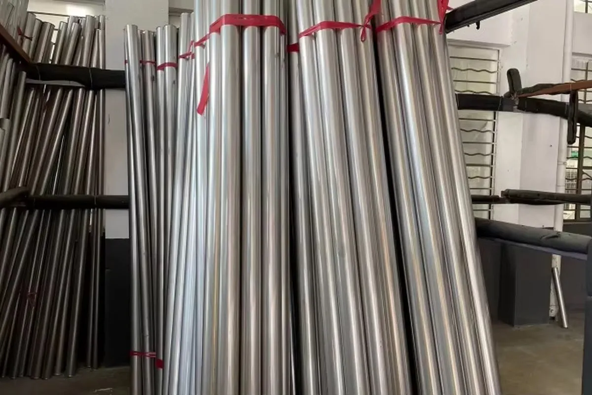 Stainless steel tubes prepared for forming into insulated tumbler bodies