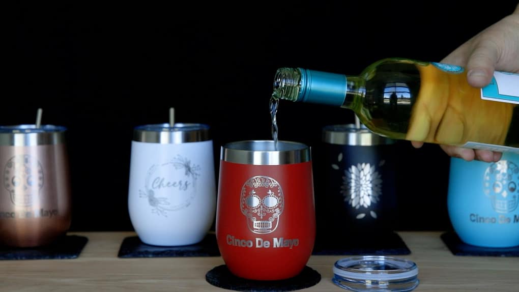 laser engraving wine tumblers wholesale
