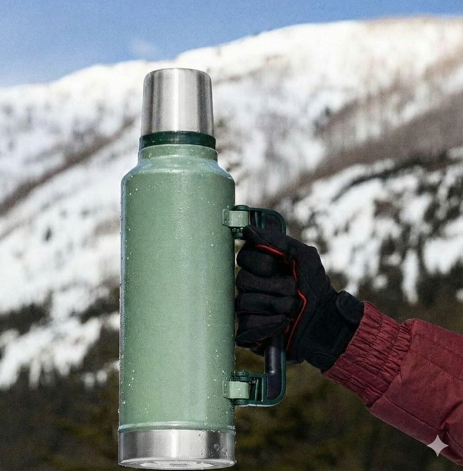 camping style stainless steel cup, industrial grade durable tumbler