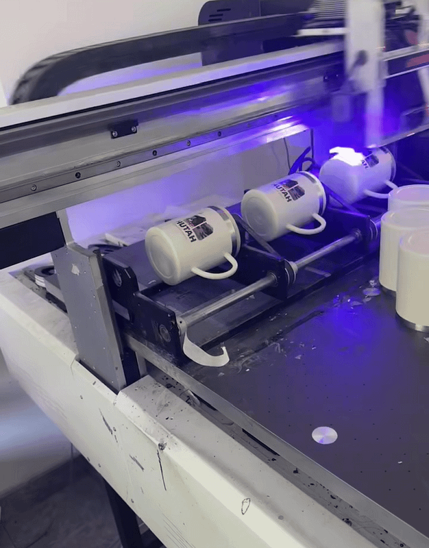 industrial rotary uv printer for high resolution bulk stainless steel tumblers