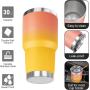 30oz/900ML Car Cup Holder Tumbler With Optional Lids