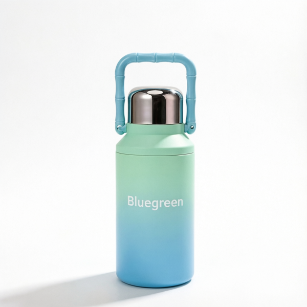 1000ml 316L Stainless Steel Vacuum Jug with Bamboo Handle